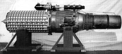  L-133, maketa proudového motoru navrhovaného firmou Lockheed 