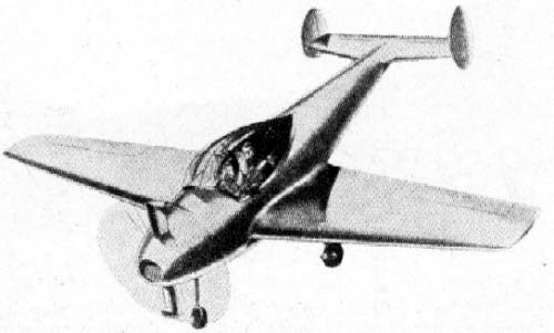  Proudem poháněná vrtule NACA, návrh z roku 1946 