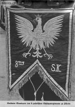 Ukořistěná polská plukovní zástava