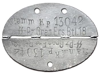 Stamm Kp SS-Pz.Gren.Ers.Btl.18