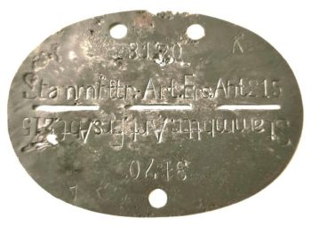 Stammbttr.Art.Ers.Abt.215